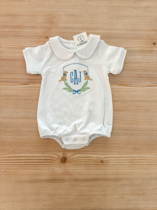 BOYS SHORT SLEEVE PETER PAN BUBBLE