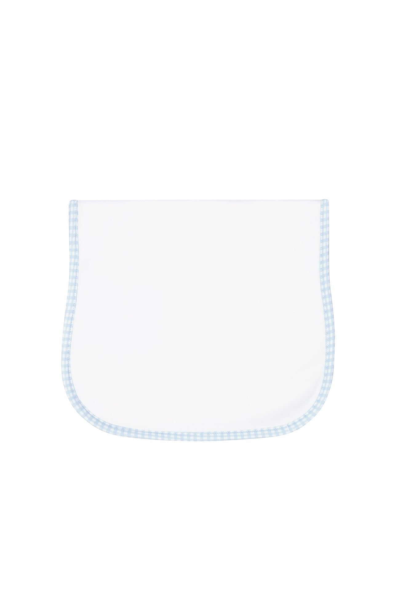 NELLA PIMA BLUE GINGHAM BURP CLOTH