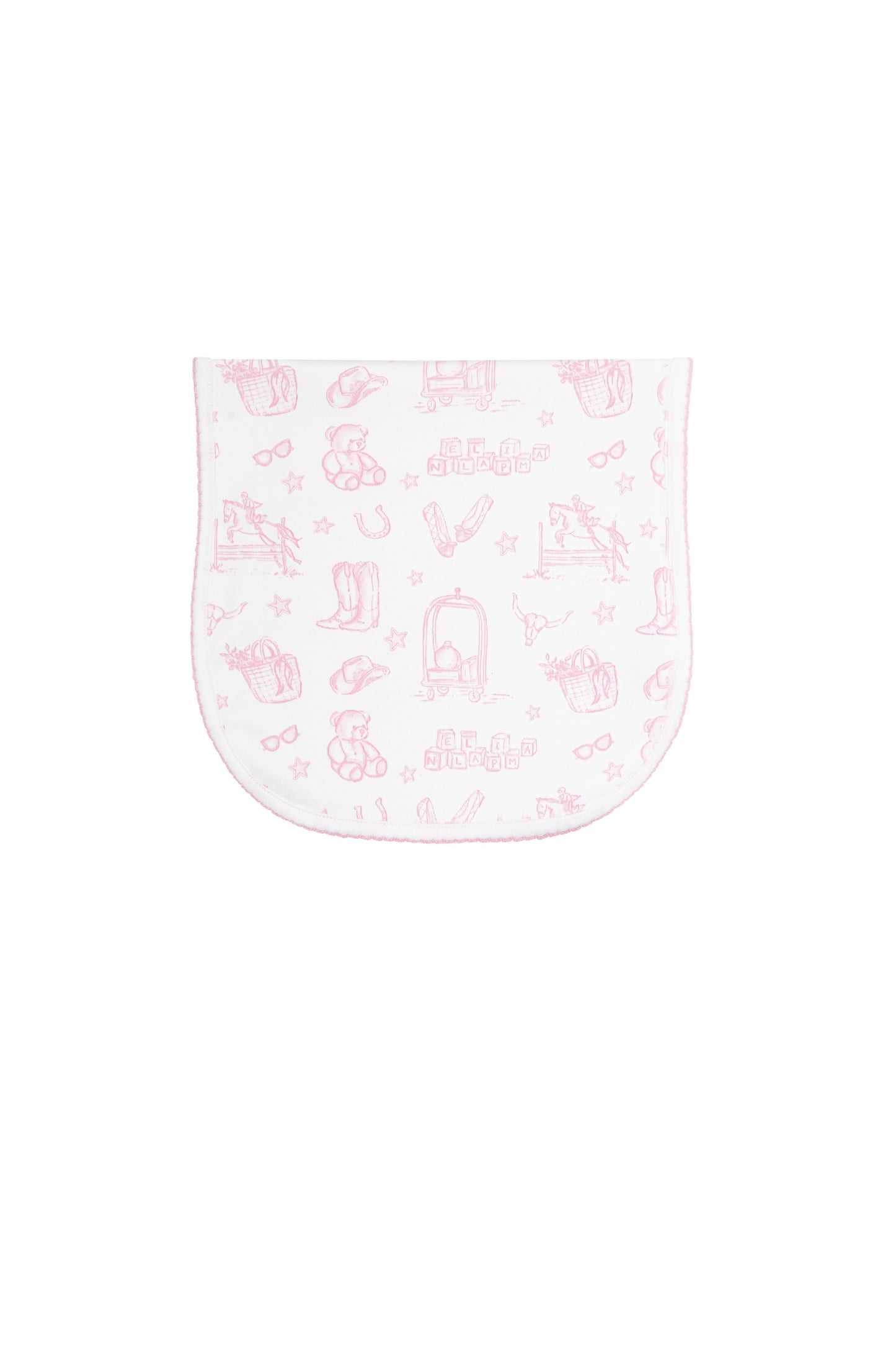 NELLA PIMA GIRLS LONE STAR BURP CLOTH